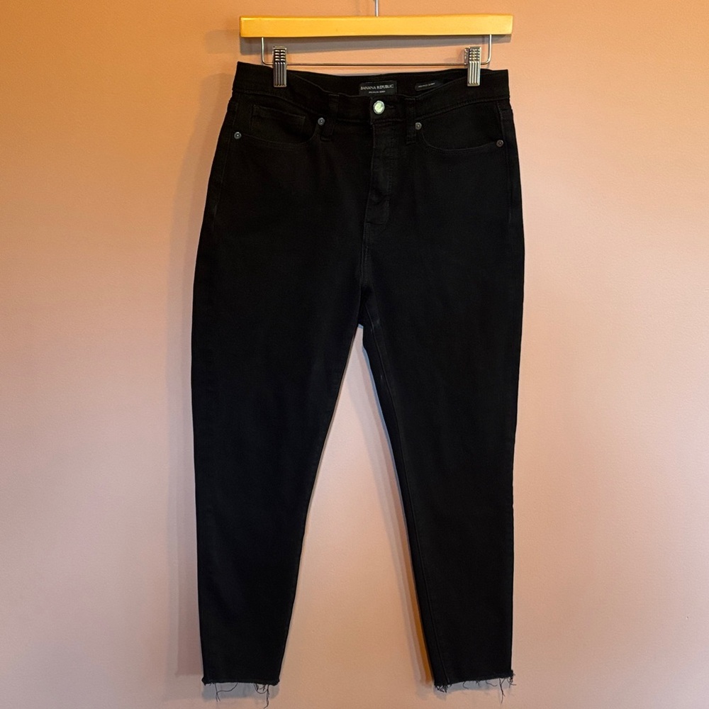 Banana Republic Black Ankle Jeans